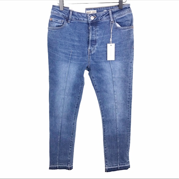 Warp + Weft CDG Paris High-Rise Straight Jeans NWT - Picture 2 of 16